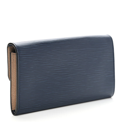 Louis Vuitton Epi Emilie Wallet Indigo 3 of 9