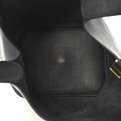 Hermes Taurillon Clemence Picotin Lock 26 GM Black 5 of 14