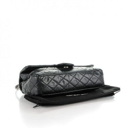 Chanel Aged Calfskin Coco Rider Flap Black 4 of 7