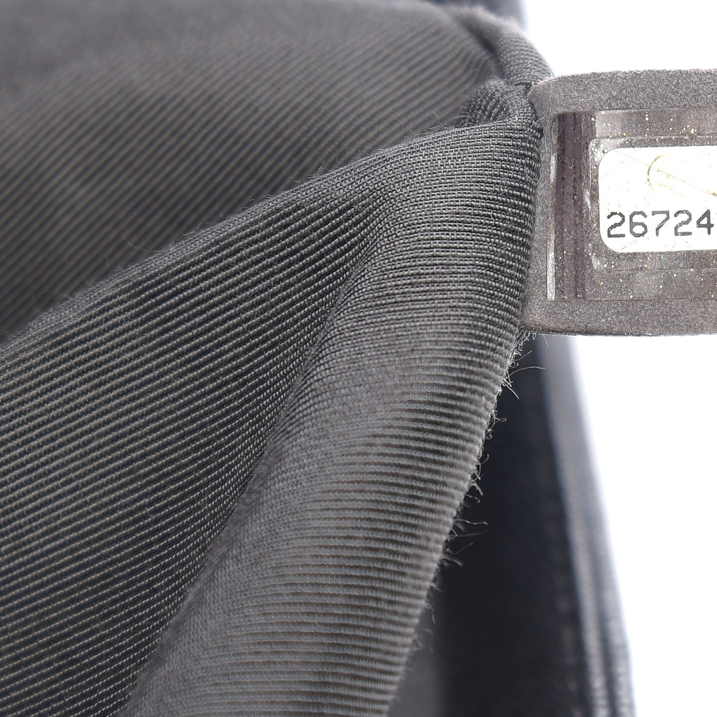 Metallic Caviar Quilted New Medium Boy Flap Grey