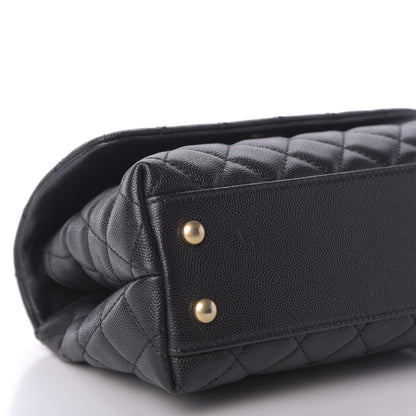 Chanel Caviar Quilted Mini Coco Handle Flap Black 6 of 9