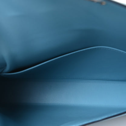 Hermes Madame Calfskin Kelly Elan Bleu du Nord 5 of 9