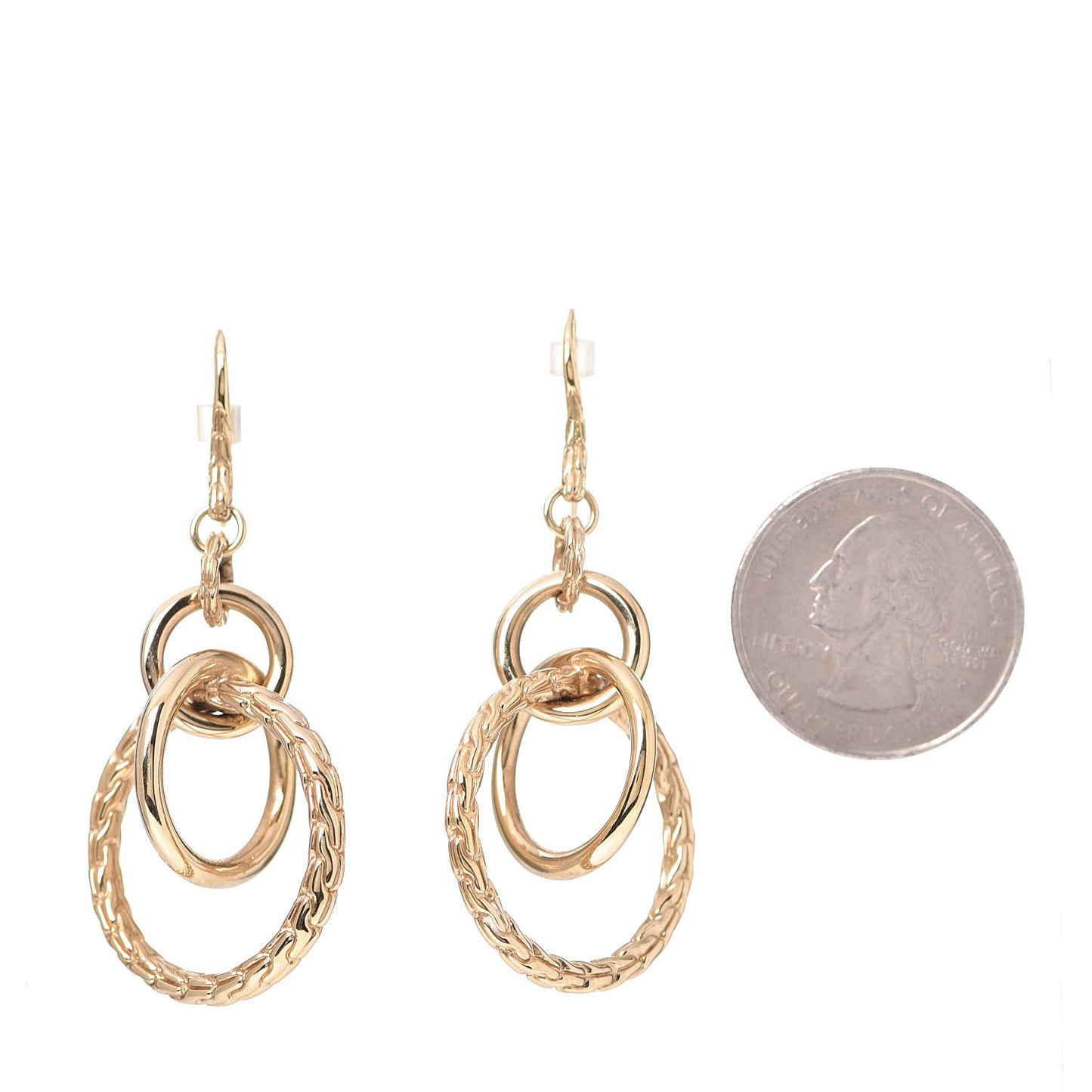 JOHN HARDY 18K Yellow Gold Classic Chain Drop Earrings