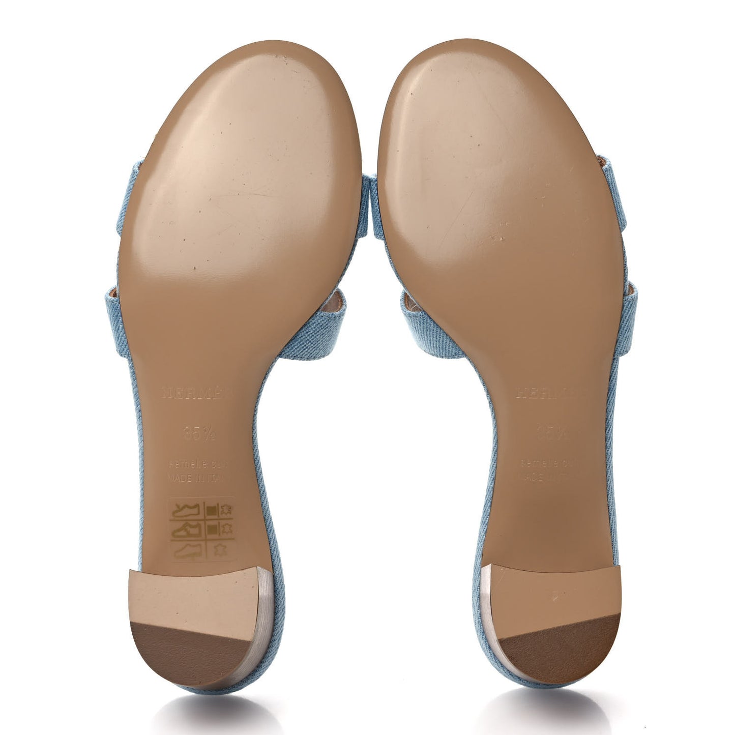 Denim Oasis Sandals 35.5 Bleu Clair