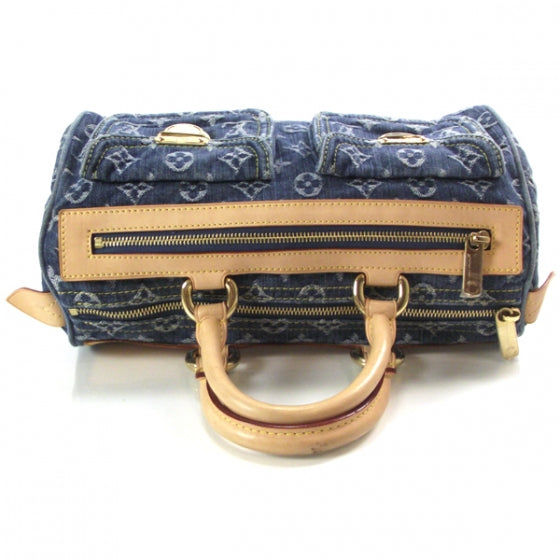 Monogram Denim Neo Speedy Blue