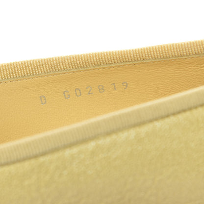 Chanel Iridescent Caviar CC Cap Toe Ballerina Flats 37.5 Yellow 8 of 9