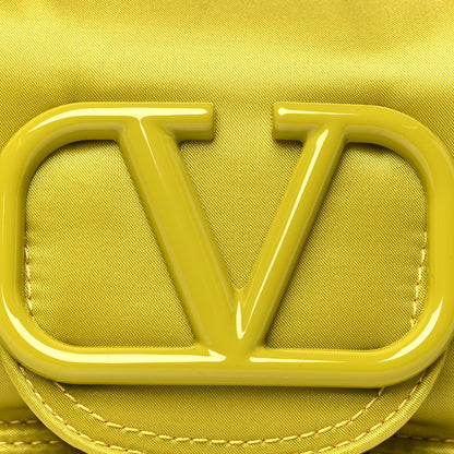 Valentino Garavani X PORTER Technical Fabric Vlogo Loco Small Crossbody Bag Yellow 8 of 10