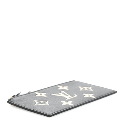 Louis Vuitton Empreinte Monogram Giant Crafty Pochette Felicie Zippered Insert Black 4 of 6