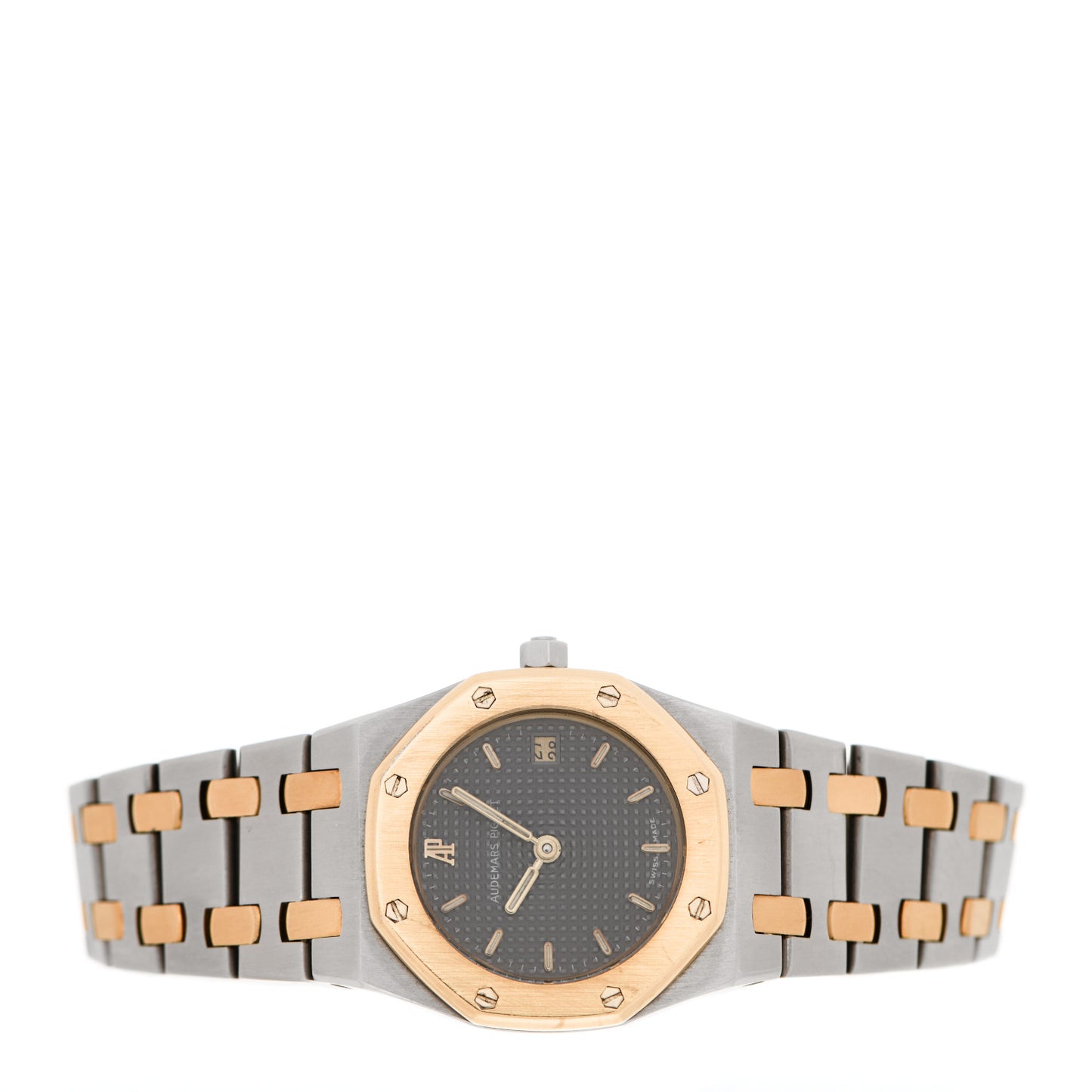 Stainless Steel 18K Yellow Gold 25mm Royal Oak Quartz Watch Grey 66270SA.OO.0722SA.01
