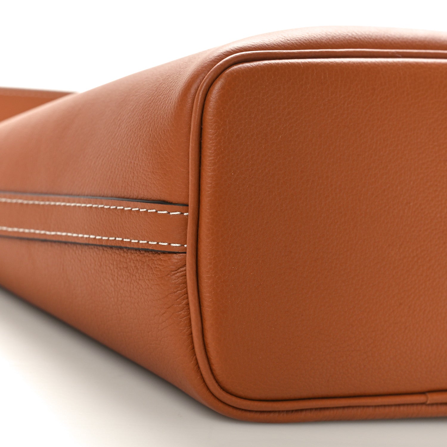 Louis Vuitton Calfskin Lock and Walk Bucket Cognac 7 of 9