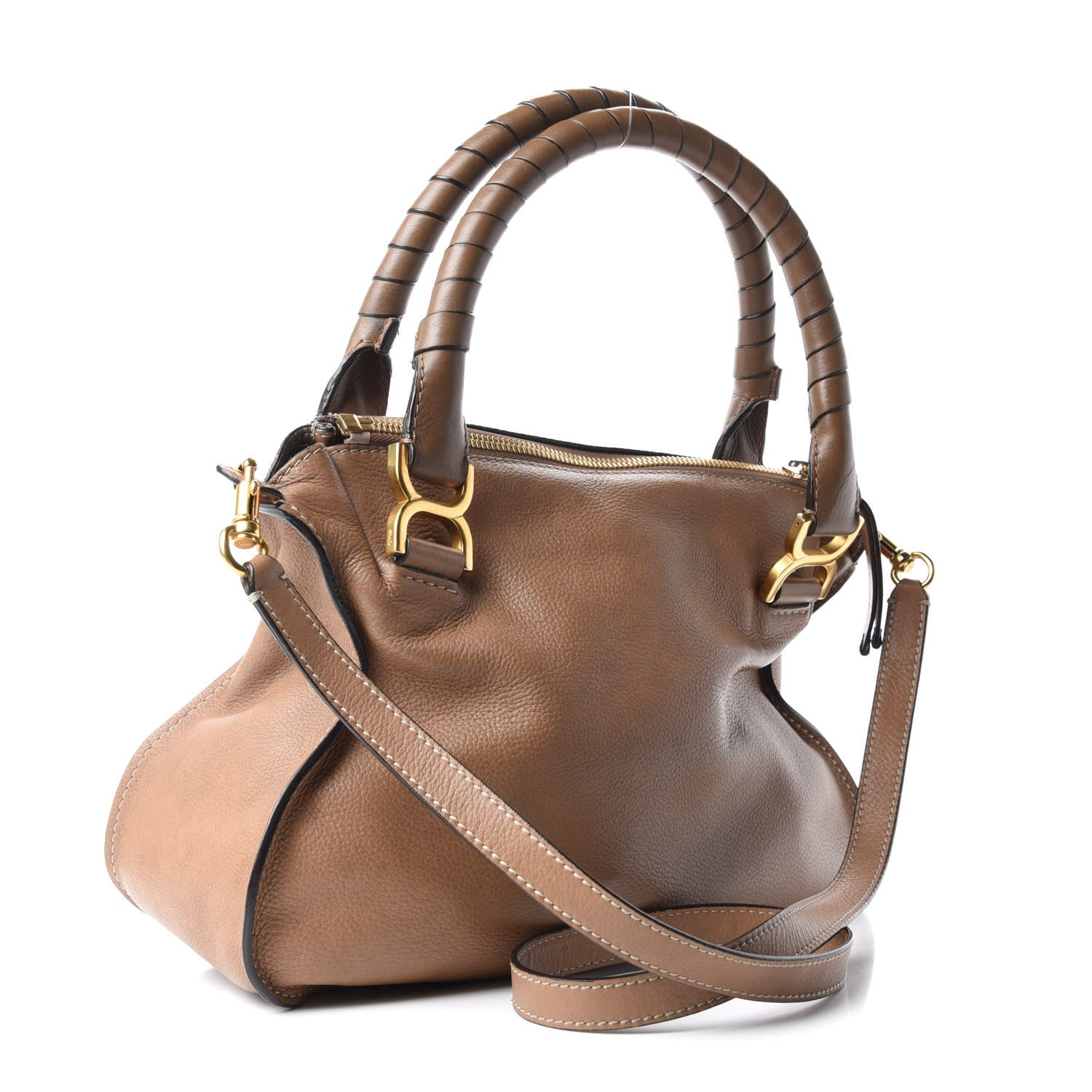 Chloe Calfskin Medium Marcie Satchel Nut 3 of 9
