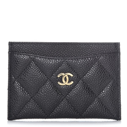 Chanel Caviar Quilted Card Holder Black 1 of 9