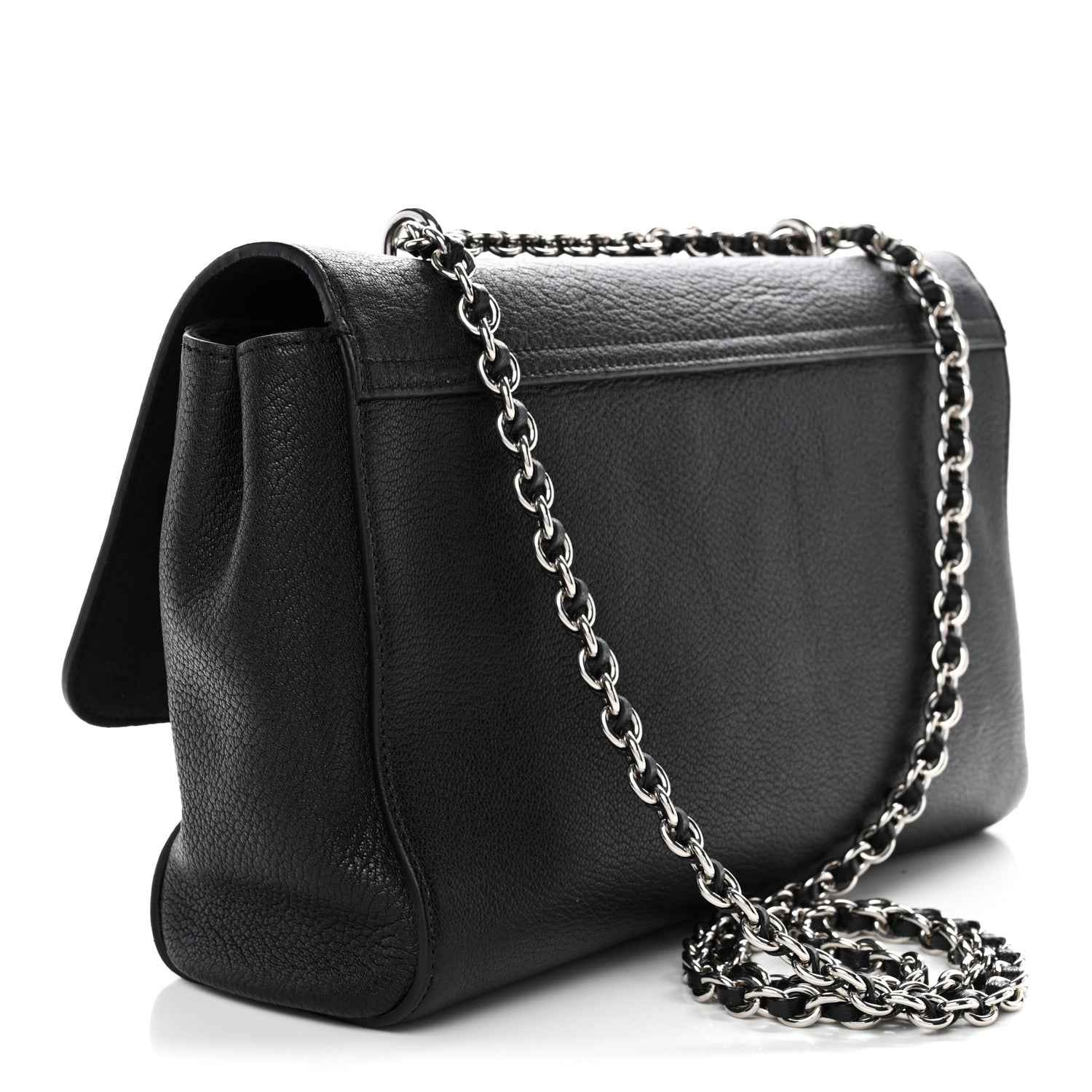 Mulberry Small Classic Grain Calfskin Medium Lily Black 3 of 11
