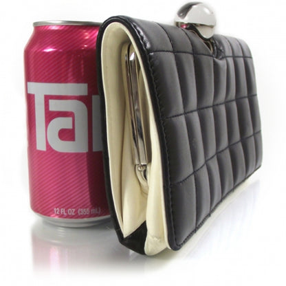 Chanel Lambskin Quilted Crystal Ball Clutch Black 3 of 8