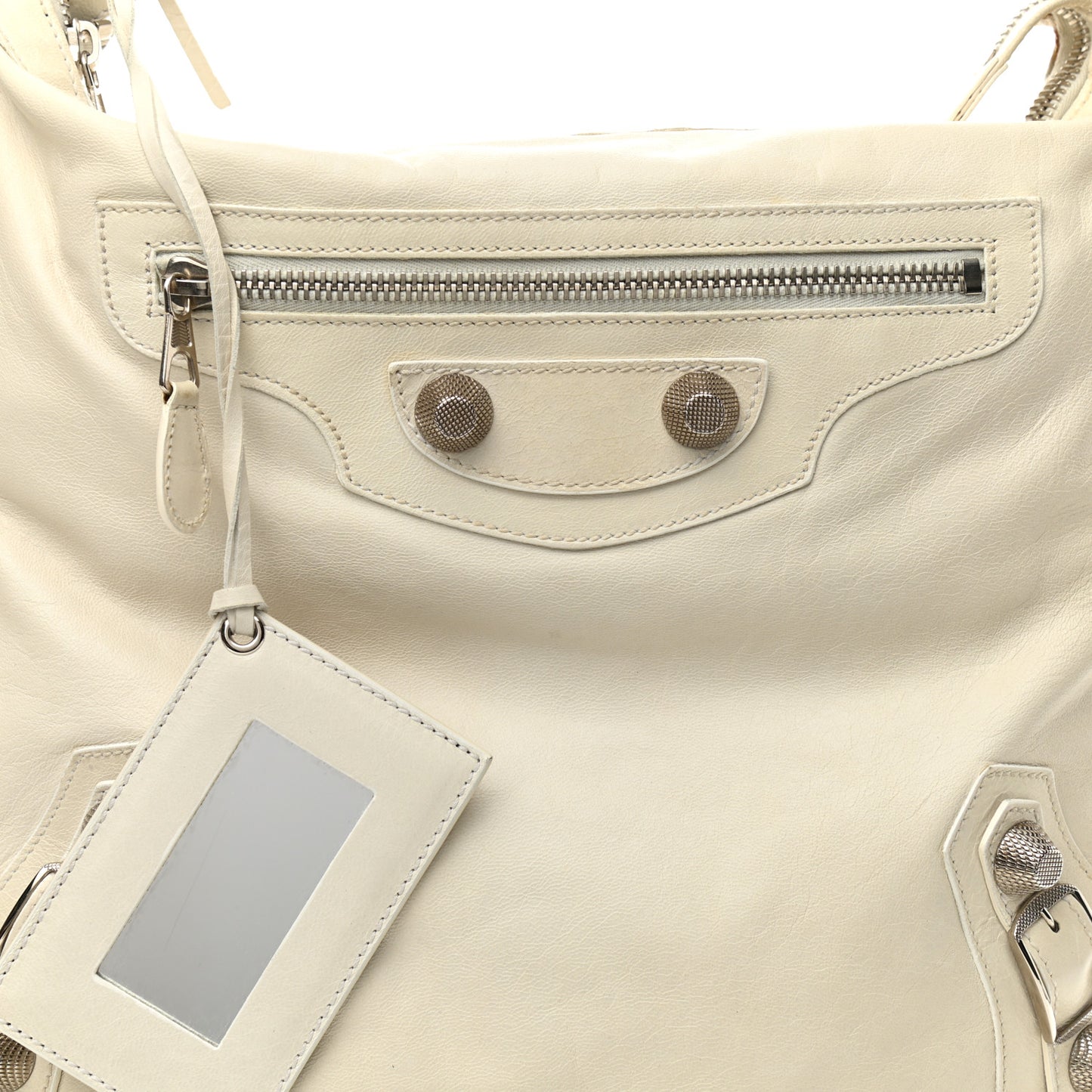 Agneau Giant 21 Silver Hardware Day Hobo Sahara