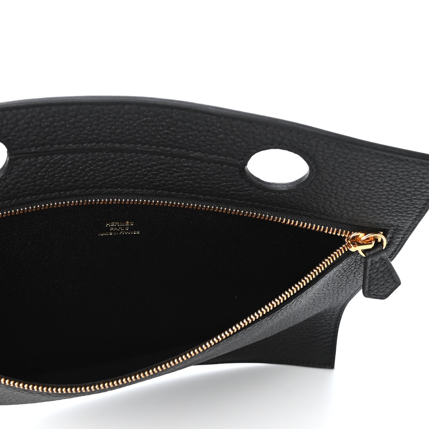 Hermes Togo Backpocket Pouch 30 Black 4 of 4
