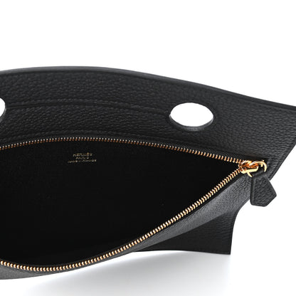 Hermes Togo Backpocket Pouch 30 Black 4 of 4