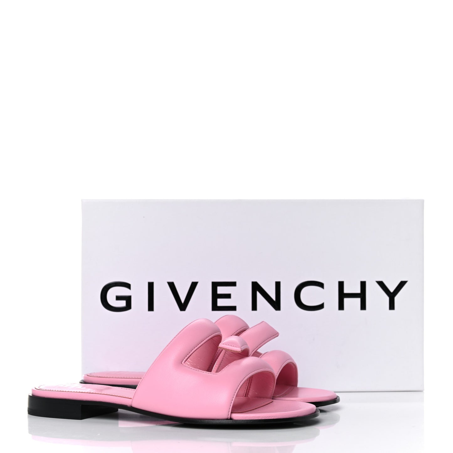 Nappa G Flat Sandals 36 Baby Pink