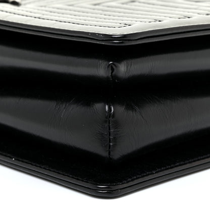 Chanel Glazed Calfskin Quilted Medium Korean Garden Flap Black 10 of 14