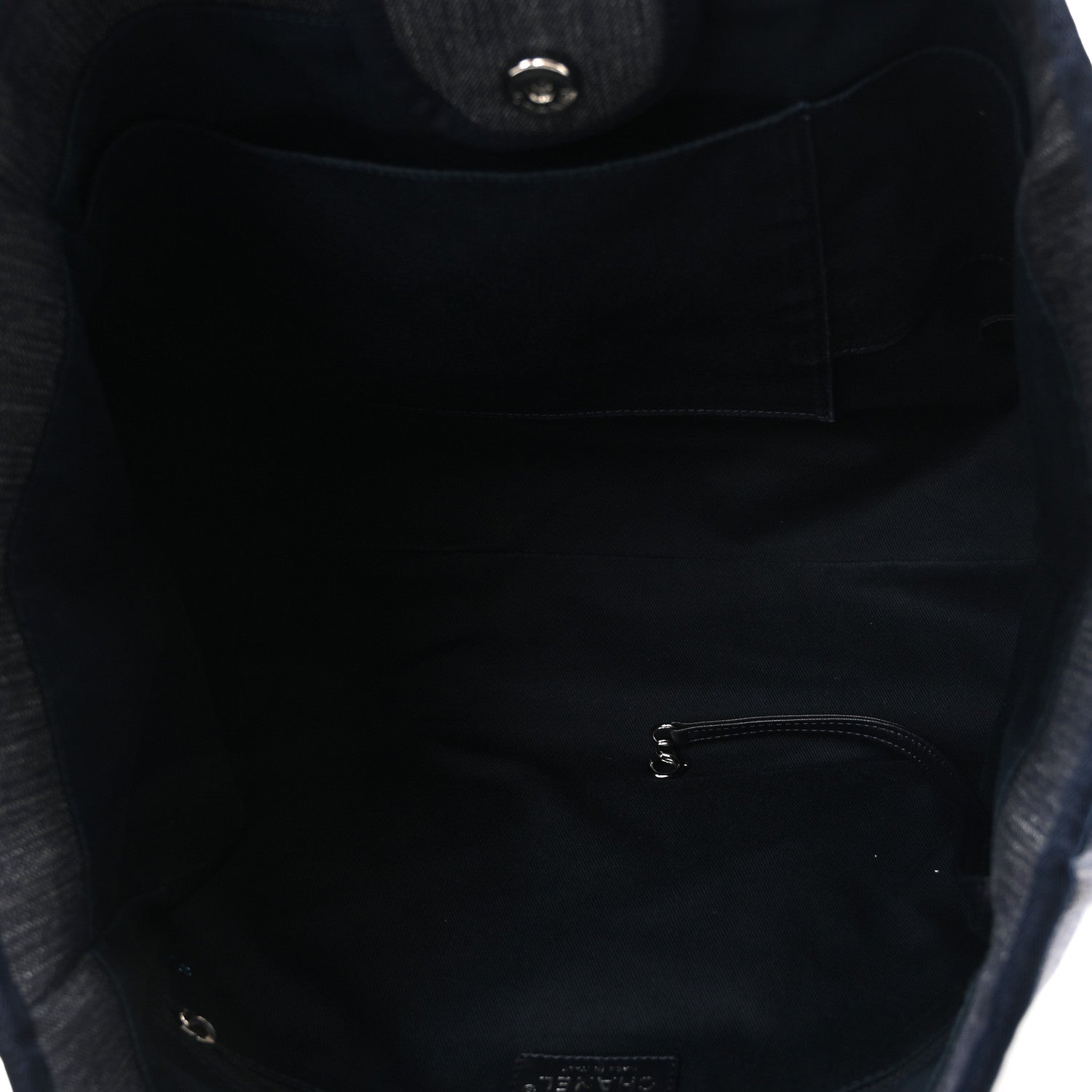 Chanel Denim Medium Deauville Tote Dark Blue 5 of 10