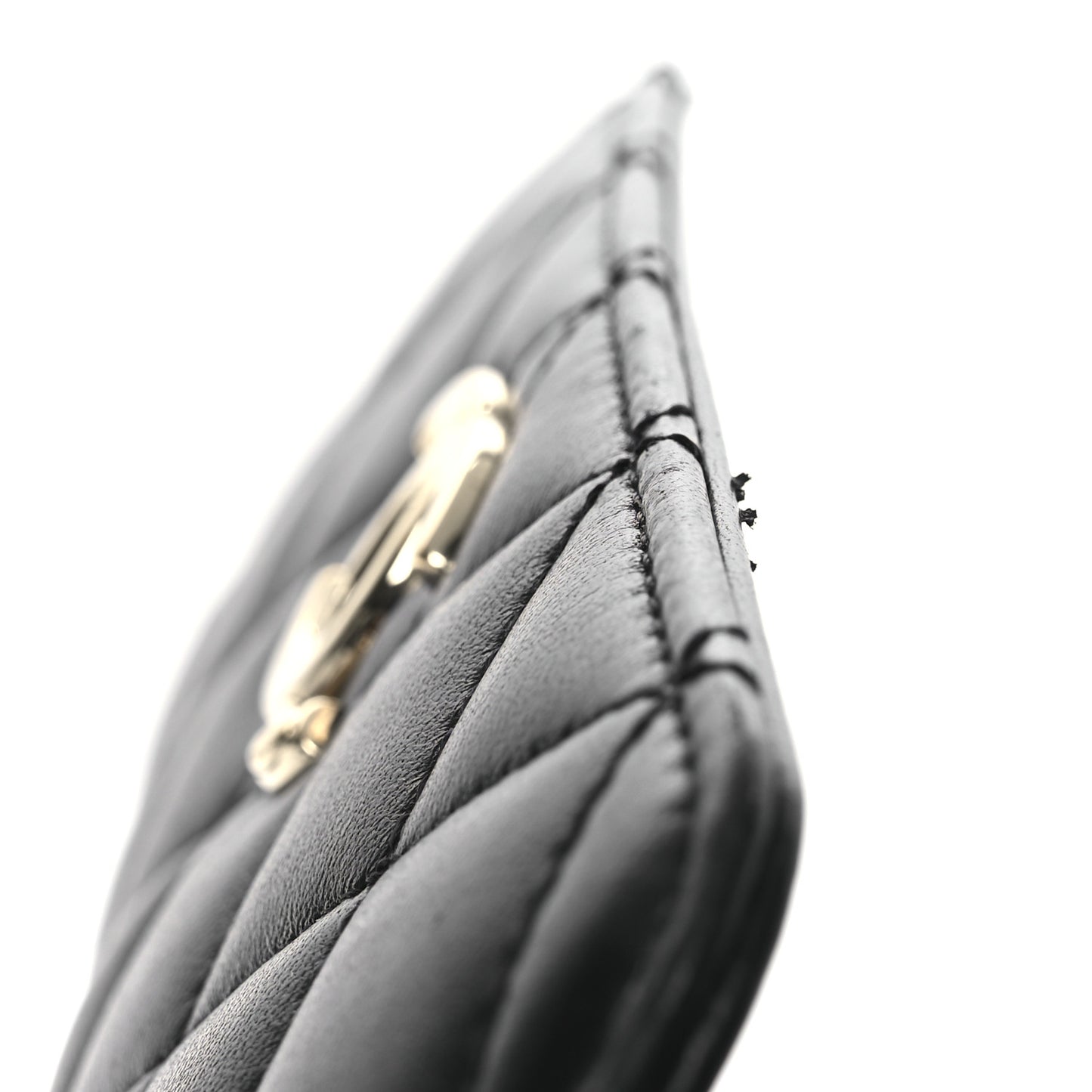 Lambskin Quilted Mini Trendy CC Dual Handle Flap Bag Black