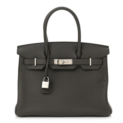 Hermes Togo Birkin 30 Etain 1 of 11