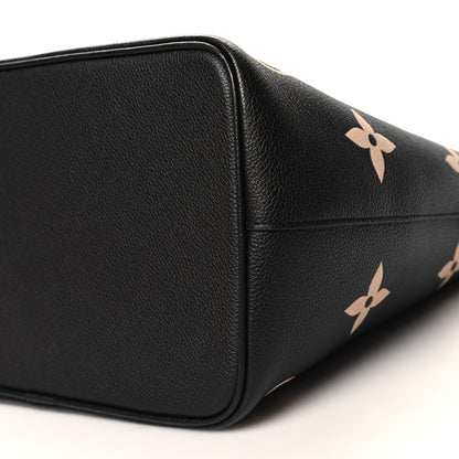 Louis Vuitton Empreinte Monogram Giant Neonoe MM Black Beige 10 of 11