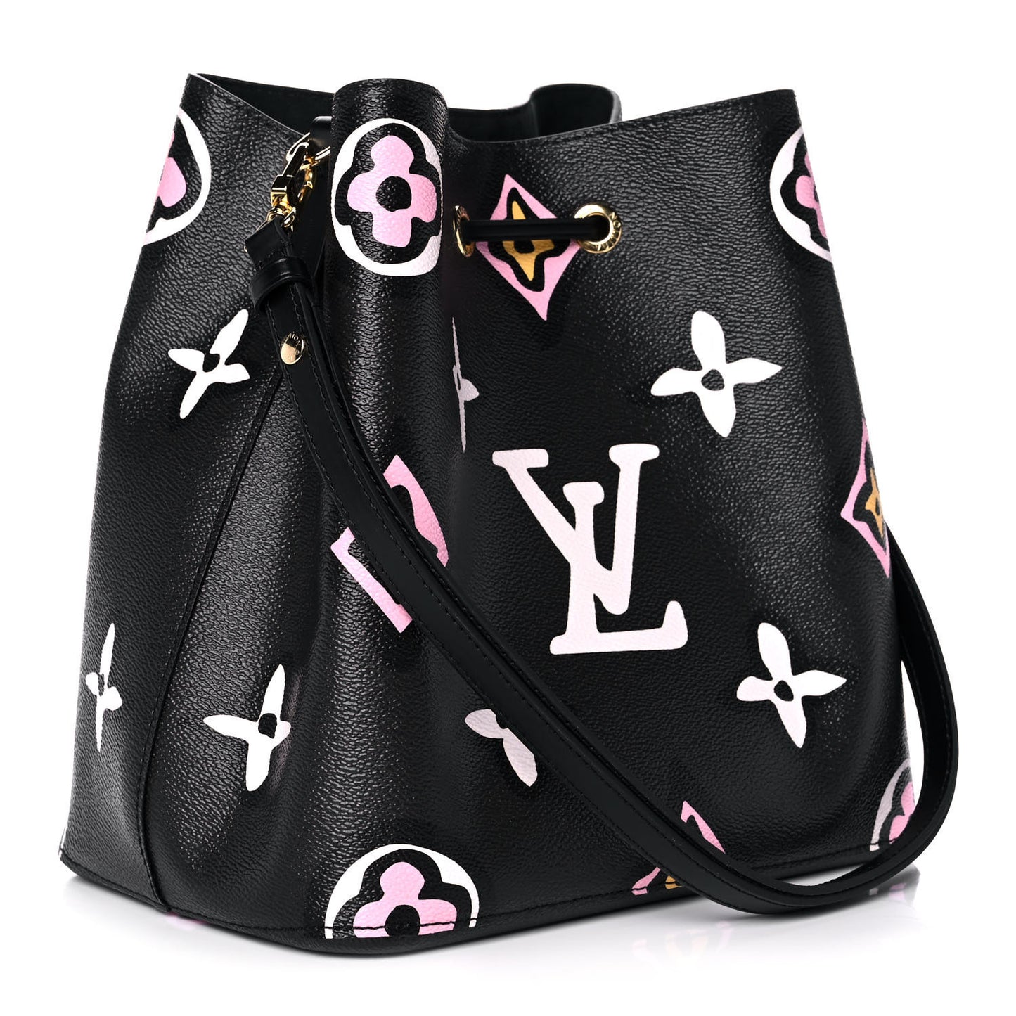 Monogram Giant Wild At Heart Neonoe MM Black