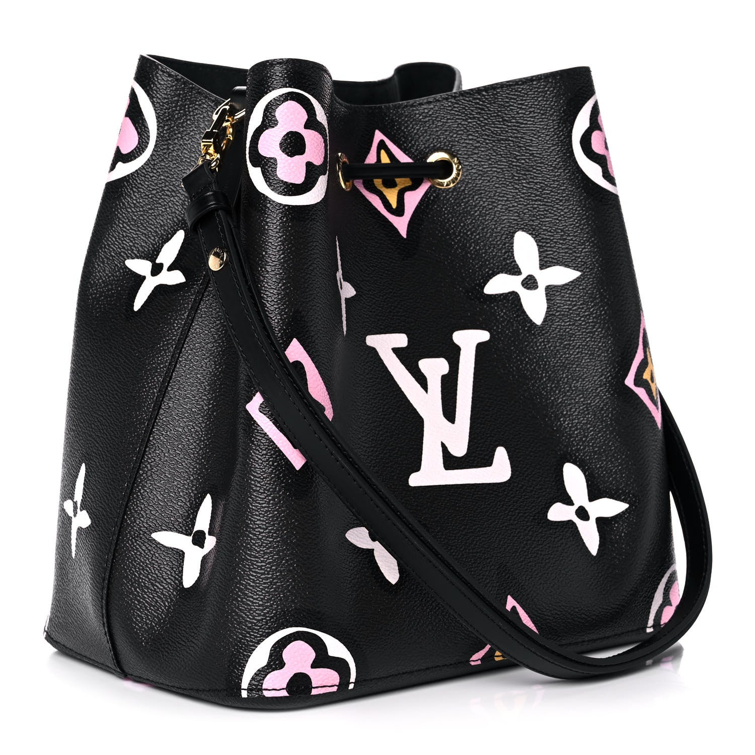 Louis Vuitton Monogram Giant Wild At Heart Neonoe MM Black 3 of 12