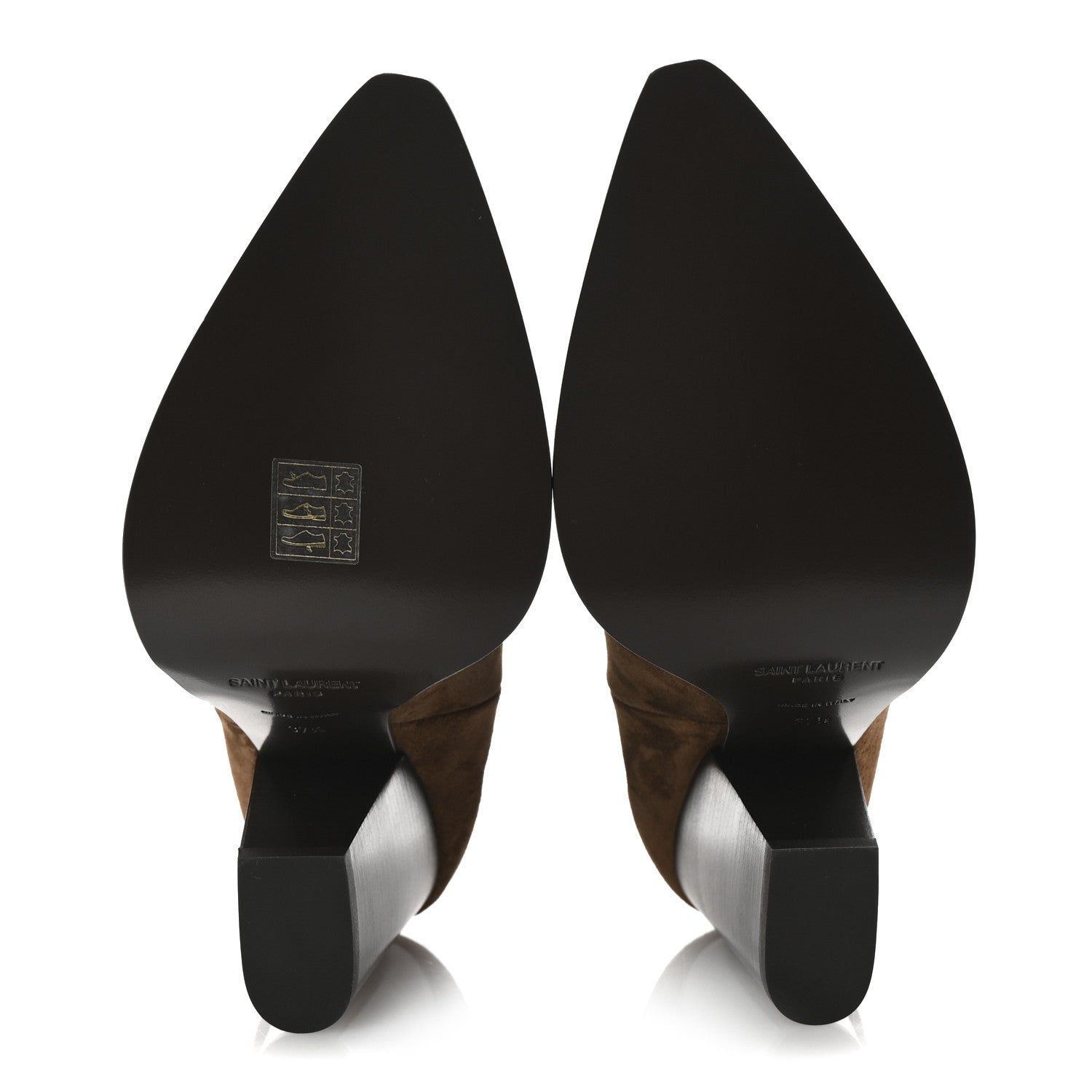 Saint Laurent Suede Theo 95 Chelsea Boots 37.5 Land 6 of 10