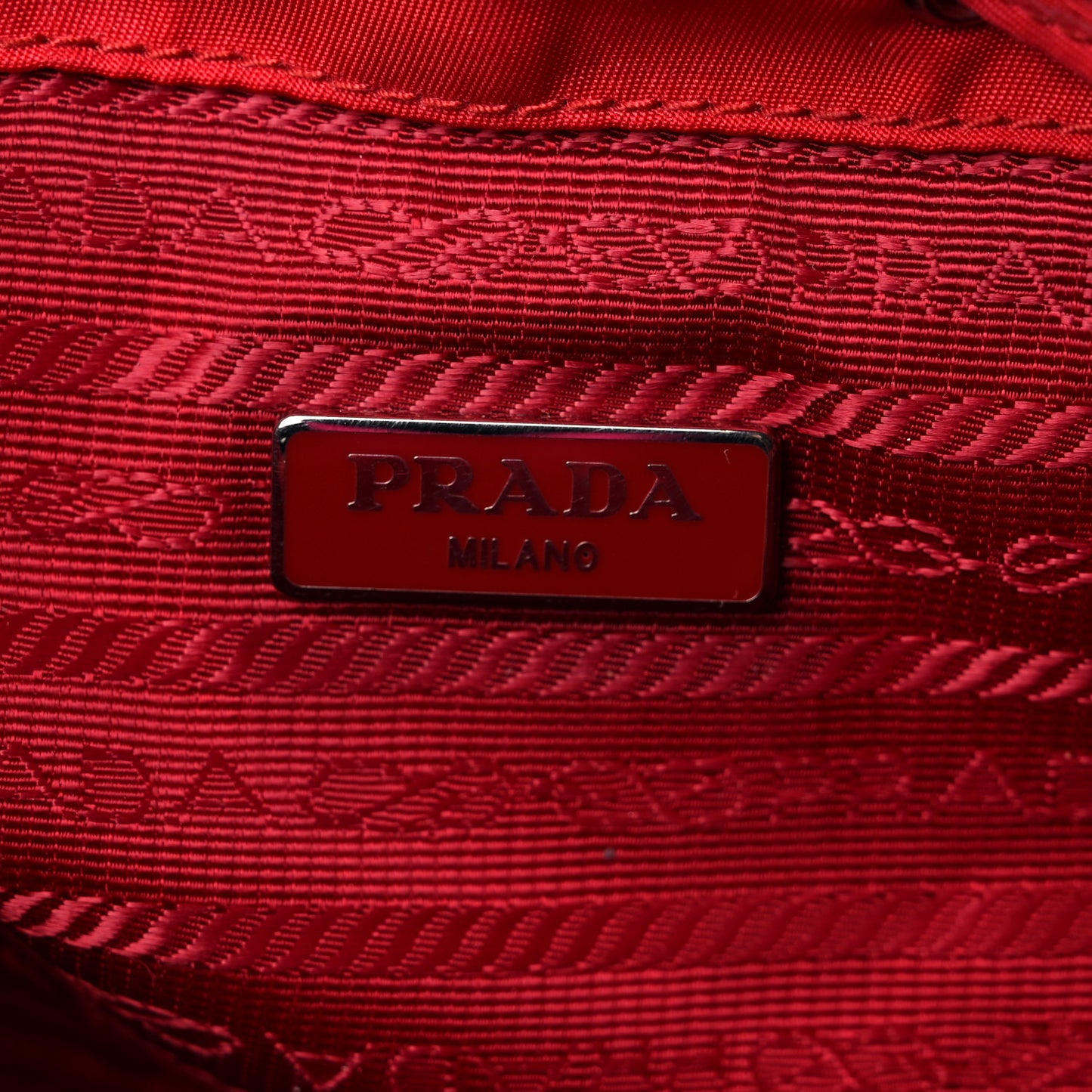 Nylon Vela Mini Crossbody Backpack Rosso