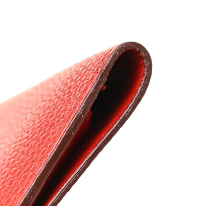 Hermes Togo Dogon Duo Wallet Rouge Casaque 13 of 14