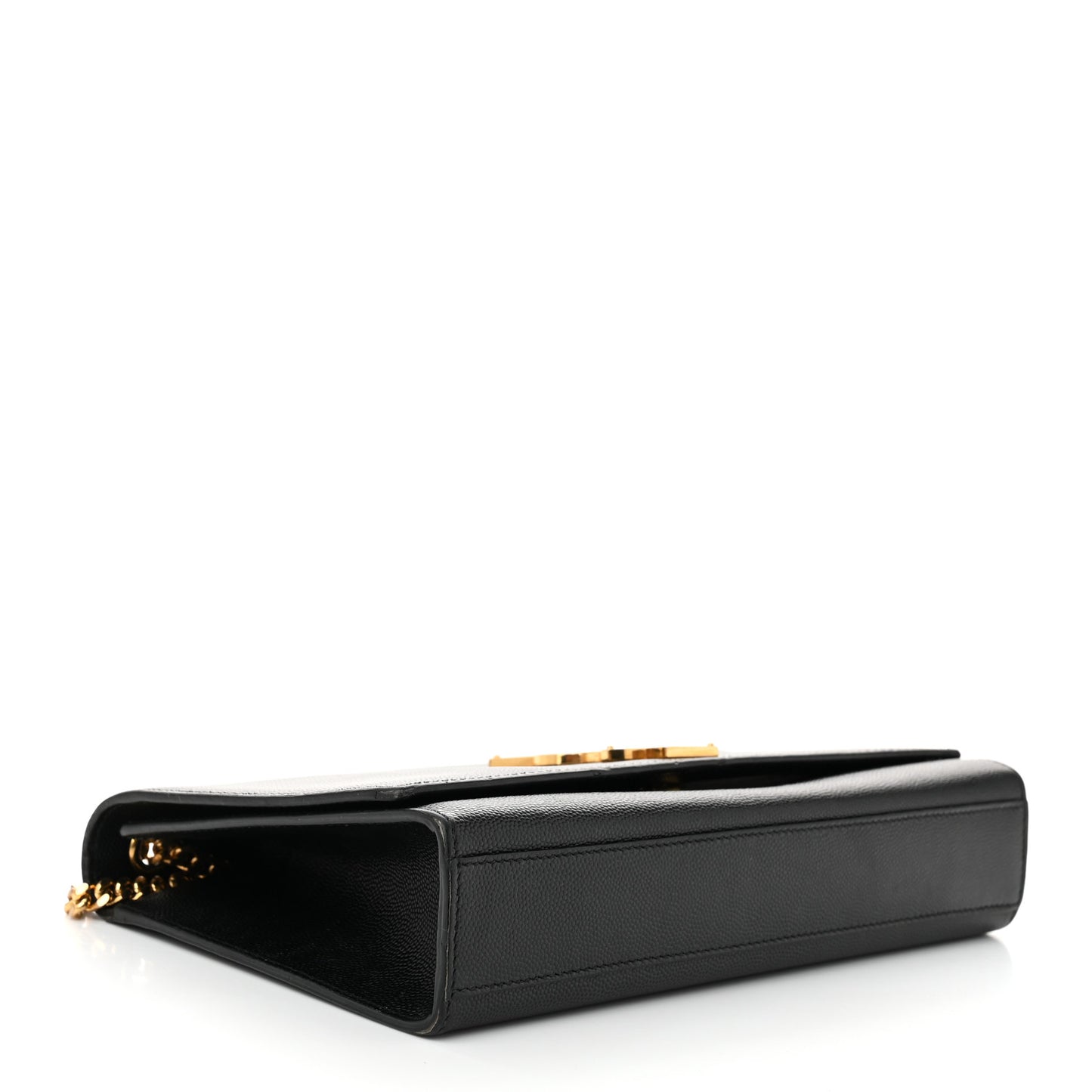 Grain De Poudre Medium Classic Monogram Kate Satchel Black