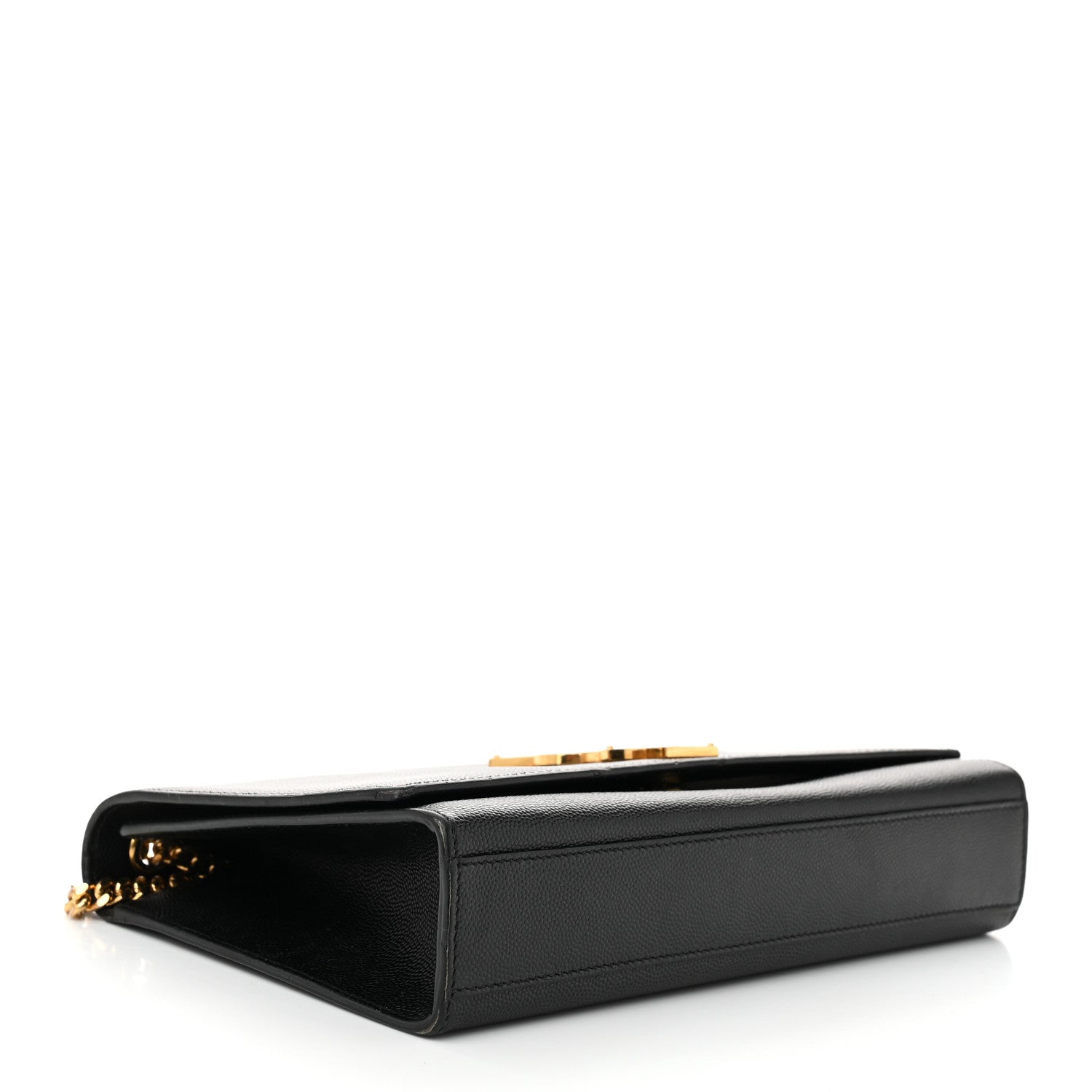 Saint Laurent Grain De Poudre Medium Classic Monogram Kate Satchel Black 4 of 10