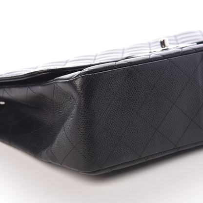 Chanel Caviar Quilted Jumbo Single Flap Black 8 of 10
