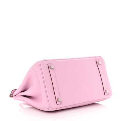 Hermes Taurillon Clemence Birkin 30 Mauve Sylvestre 4 of 14