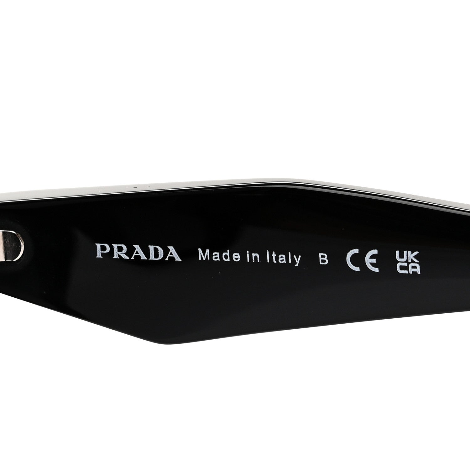Prada Acetate Sunglasses SPR 16W Black 5 of 7