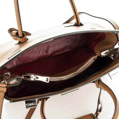 Prada Saffiano Cuir Twin Tote Caramel 5 of 6