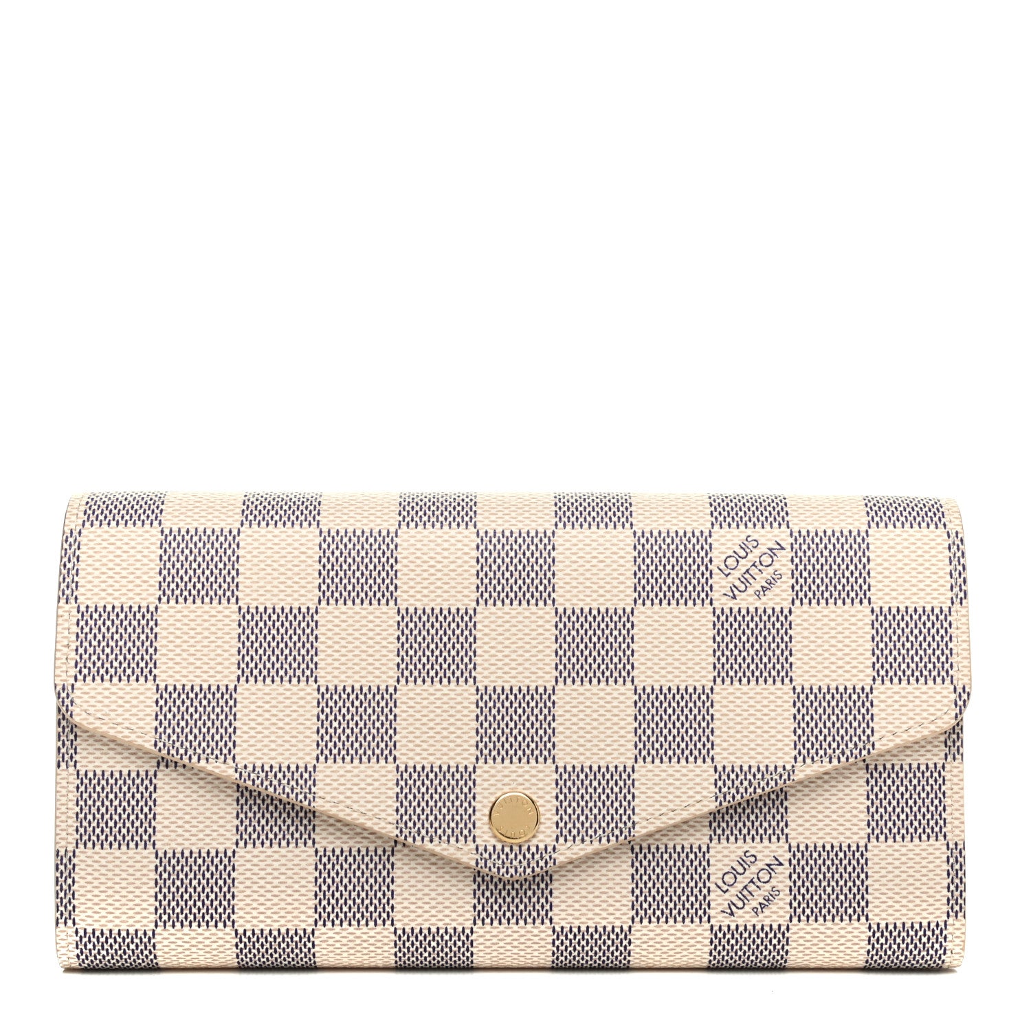 Louis Vuitton Damier Azur Sarah Wallet NM 1 of 7