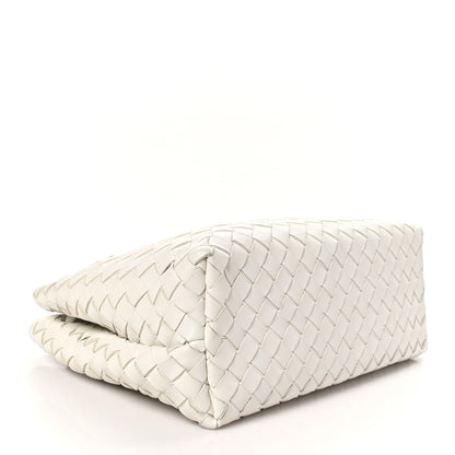 Bottega Veneta Nappa Intrecciato Medium Andiamo Shoulder Bag White 4 of 10