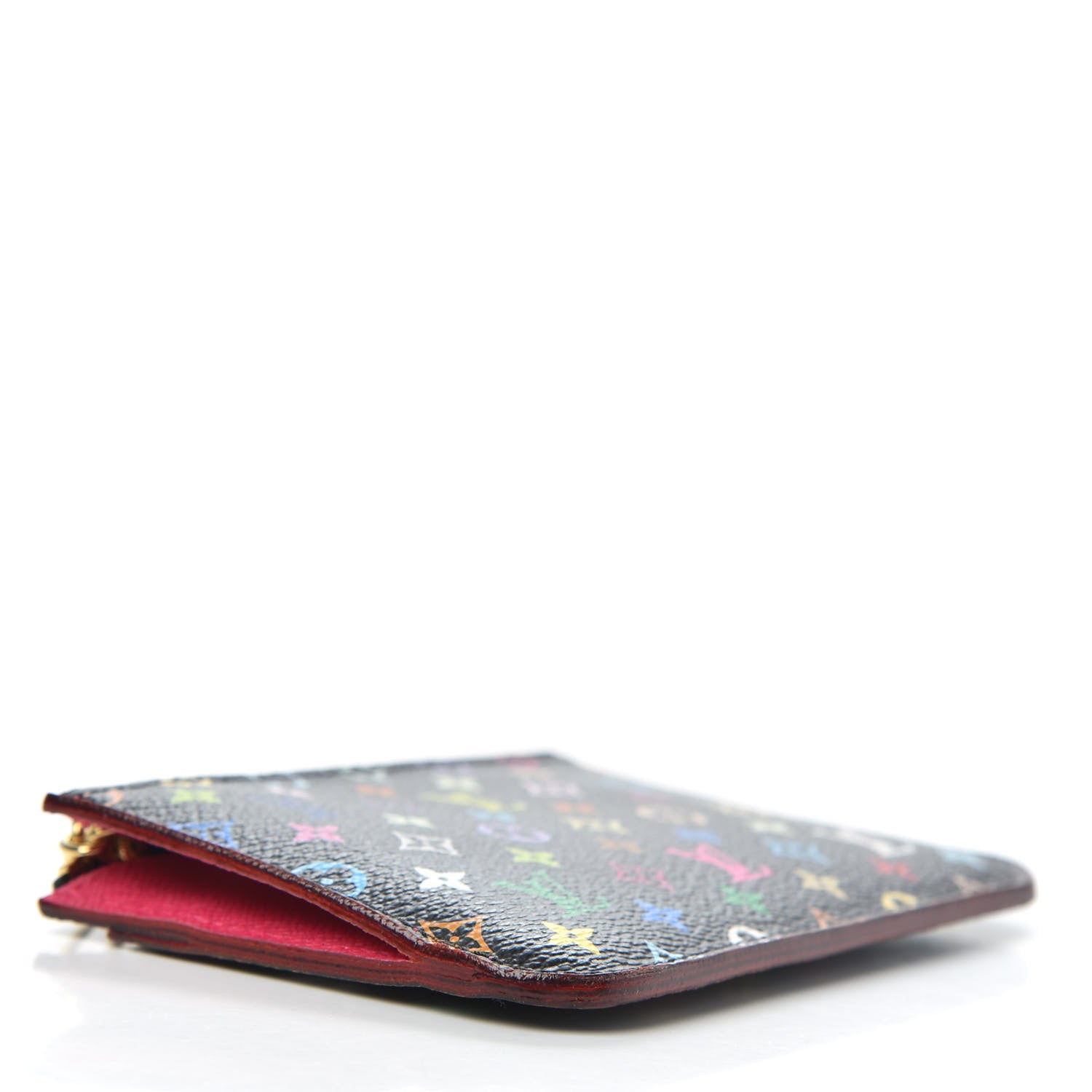 Louis Vuitton Monogram Multicolor Key Pouch Black Grenade 4 of 7