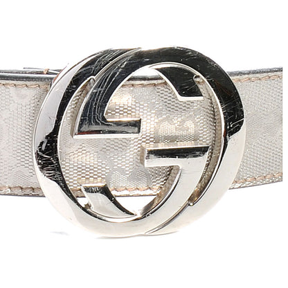 Gucci Imprime Monogram GG Belt 85 34 White 3 of 4