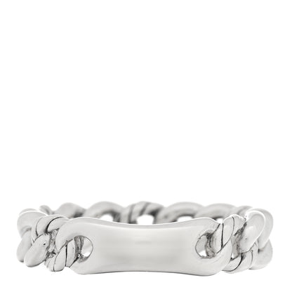 David Yurman Sterling Silver Narrow Belmont Curb Link Ring 54 7 1 of 4