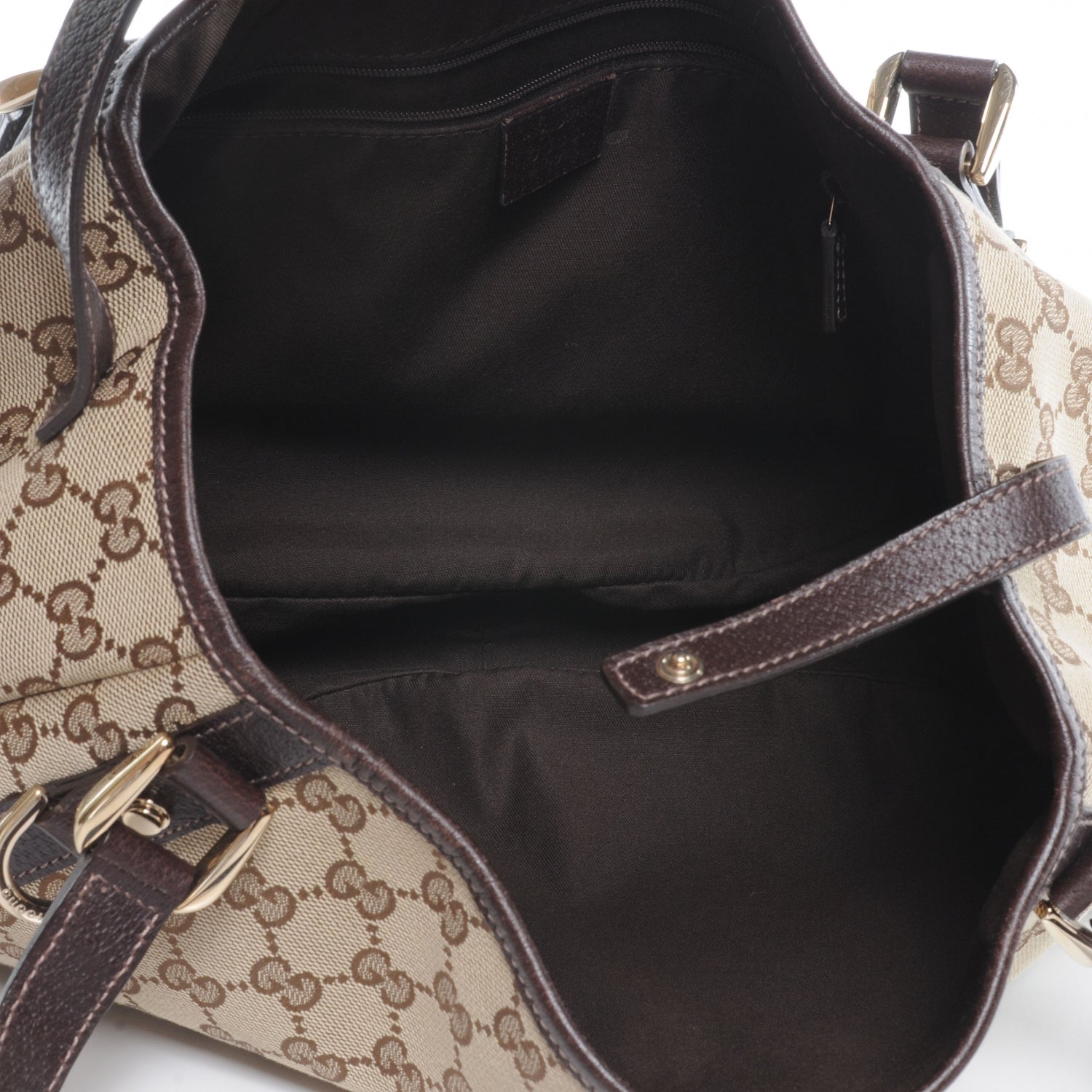Gucci Monogram Medium Abbey Shoulder Bag Dark Brown 5 of 7