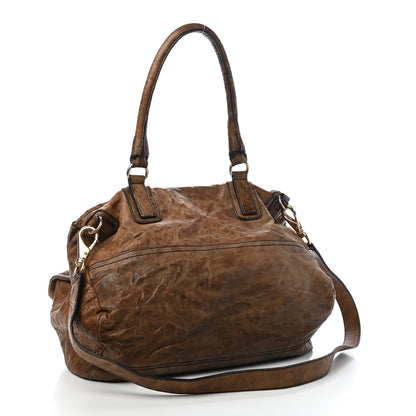 Givenchy Tumbled Sheepskin Large Pandora Brown 2 of 13