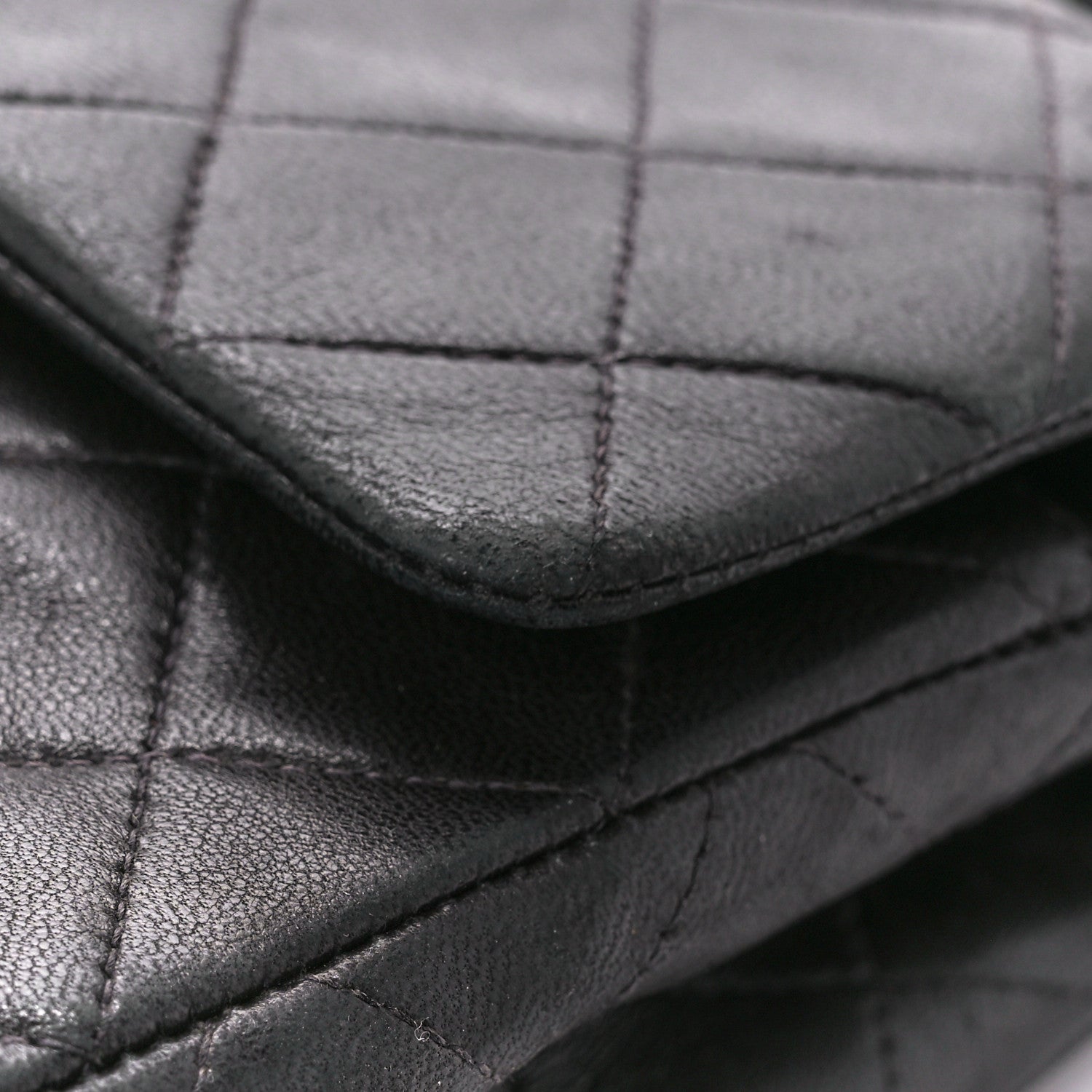 Chanel Lambskin Quilted Small Double Flap Black 12 of 13