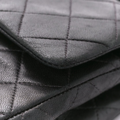 Chanel Lambskin Quilted Small Double Flap Black 12 of 13