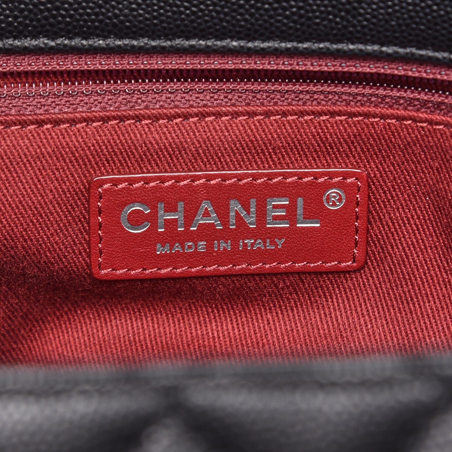 Chanel Caviar Quilted Large Coco Handle Flap Black 7 of 9