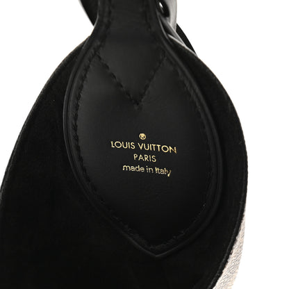 Louis Vuitton Monogram Flower Hobo Black 6 of 8