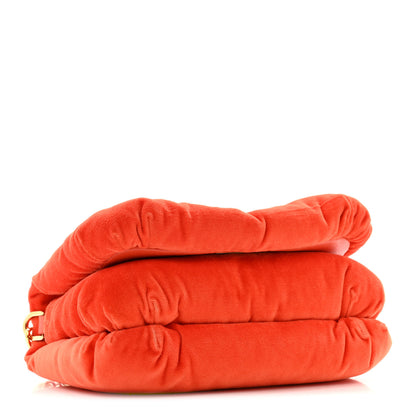 Loewe Velvet Mini Goya Puffer Bag Orange 4 of 11